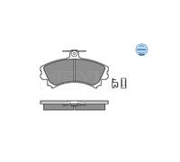 MEYLE Pastiglie freno anteriore 025 219 2017 per Smart Mitsubishi