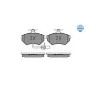 Meyle Pastiglie freno anteriore 025 219 4519/W Freno a disco per Audi VW Seat