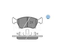 MEYLE 025 219 7617/W Pastiglie freno Anteriore per