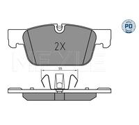 MEYLE 025 220 9817/PD Kit pastiglie freno, Freno a disco per VOLVO