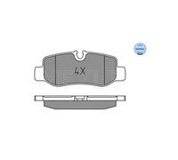 MEYLE 025 221 0118 Pastiglie freno posteriore per Mercedes Vito V EQV eVITO