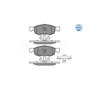 MEYLE Kit pastiglie freni