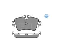 MEYLE Kit pastiglie freno, Freno a disco per BMW MINI 025 221 8719