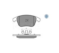 MEYLE 025 222 6920/PD Pastiglie freno anteriore per Mondeo Galaxy S-Max