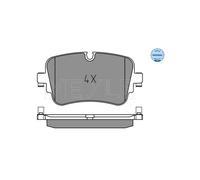 Pastiglie freno Assale posteriore 025 223 0717 MEYLE per AUDI VW