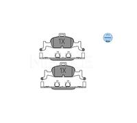 Kit Pastiglie Freno Freno A Disco Meyle 025 224 0216 Meyle-original: True To Oe.