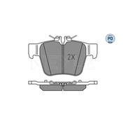 MEYLE Kit pastiglie freno, Freno a disco per MERCEDES-BENZ 025 224 2316/PD