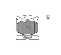 MEYLE 025 224 2520/PD Kit pastiglie freni