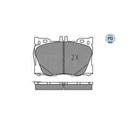 MEYLE 025 225 8618/PD Pastiglie freno anteriore per Mercedes E GLC CLS EQC