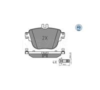 MEYLE Kit pastiglie freno, Freno a disco per MERCEDES-BENZ 025 227 9217/PD