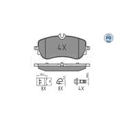 MEYLE Kit pastiglie freno, Freno a disco per MAN VW 025 228 0219/PD