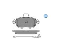 MEYLE 025 230 4218/W Kit pastiglie freni