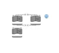 MEYLE 025 230 9216/W Pastiglie freno Anteriore per