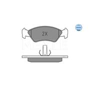 MEYLE 025 231 0217 Pastiglie freno Anteriore per