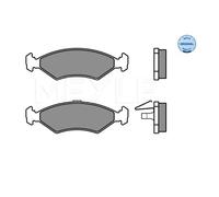 Meyle 025 231 0315 Kit Pastiglie Freno Freni a Disco Frontale per Mazda Ford Kia