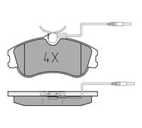 MEYLE 025 231 2419/W Pastiglie freno Anteriore per