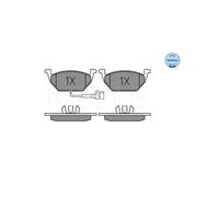 MEYLE 025 231 3119/W Pastiglie freno Anteriore per