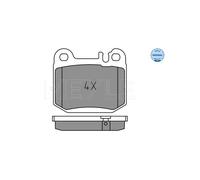Meyle Kit pastiglie freni 025 231 5715 posteriori per Mercedes-Benz Classe M W163 ML 270