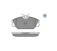 MEYLE 025 231 7218/PD Kit pastiglie freni