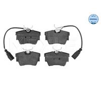 MEYLE 025 232 2416/W Kit pastiglie freno, Freno a disco per VW