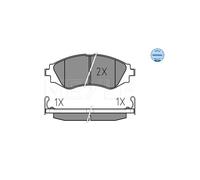 MEYLE Pastiglie freno anteriore 025 232 3417/W per Chevrolet Daewoo