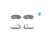 MEYLE 025 232 9614/W Pastiglie freno Anteriore per