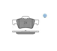MEYLE 025 233 3416 Pastiglie freno Posteriore per C216 C219 R230 W211 S211 W220