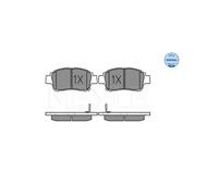 MEYLE 025 233 4816/W Pastiglie freno Anteriore per Posteriore per