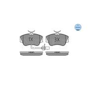 MEYLE 025 234 4519/W Kit pastiglie freni