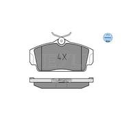 MEYLE 025 234 6316 Pastiglie freno Anteriore per