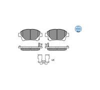 MEYLE 025 235 1015/W Pastiglie freno Anteriore per