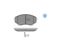 MEYLE 025 235 1516/W Pastiglie freno Anteriore per
