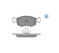 Meyle Pastiglie freno anteriore MEYLE 025 235 5218 Originali OE per FIAT Palio, Punto, Doblo
