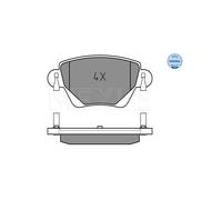 MEYLE 025 235 5717 Kit pastiglie freni