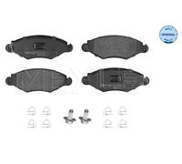 MEYLE 025 235 9718 Kit pastiglie freno, Freno a disco per PEUGEOT