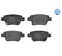 MEYLE 025 236 2016/W Kit pastiglie freno, Freno a disco per TOYOTA