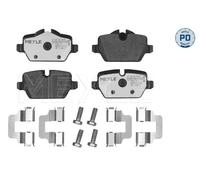 MEYLE 025 236 2316/PD Kit pastiglie freno, Freno a disco per BMW,MINI