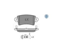 MEYLE 025 236 6916/PD Kit pastiglie freni
