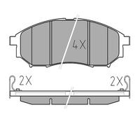 MEYLE 025 236 9816/W Pastiglie freno Anteriore per