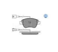 MEYLE 025 237 0517/W Pastiglie freno Anteriore per
