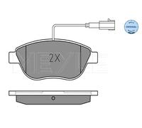 Meyle 025 237 0918/W Kit pastiglie freno, Freno a disco