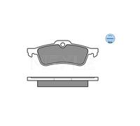 MEYLE 025 237 1616 Pastiglie freno Posteriore per