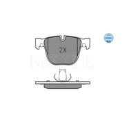 MEYLE 025 237 3116 Pastiglie freno Posteriore per