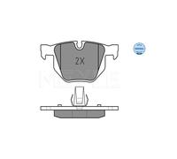 MEYLE 025 237 3217 Pastiglie freno Posteriore per