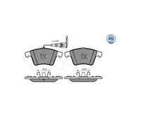 MEYLE 025 237 4619/PD Pastiglie freno Anteriore per