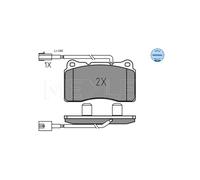 MEYLE 025 237 5716 Pastiglie freno anteriore per Alfa Giulietta