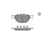MEYLE Pastiglie freno anteriori 025 237 9120 per BMW 5/6/7