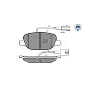 MEYLE 025 238 1118/PD Kit pastiglie freni
