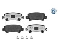 MEYLE 025 238 1616 / Pd Set Pastiglia Freno, Freno a Disco per Toyota