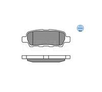 MEYLE 025 238 7114/W Pastiglie freno Posteriore per